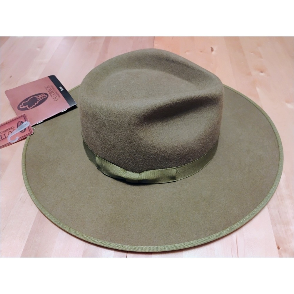 OUTBACK TRADING Cowboy Hat S/M Western Wool LaPine Green 13218 Fedora Gorpcore